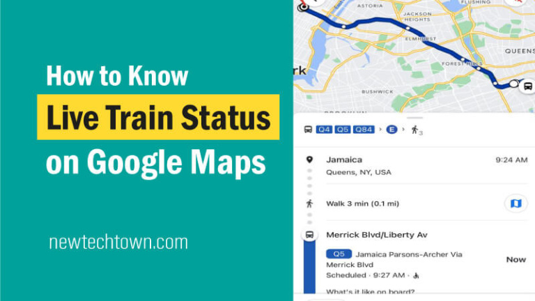 how to check live train running status on google maps
