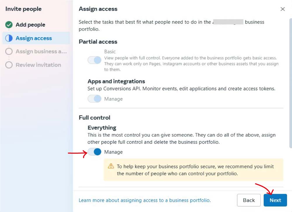 How to add Admin to Facebook Business Page with business manager