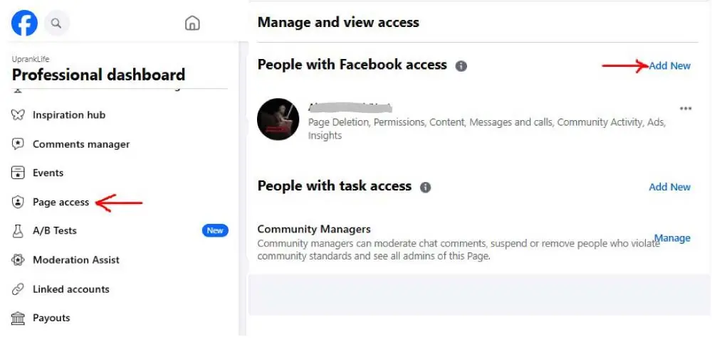 How to add Administrator to Facebook Page