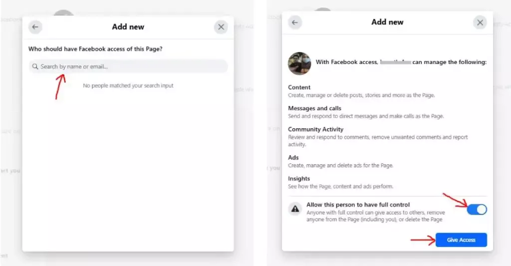 How to add Admin to Facebook Page